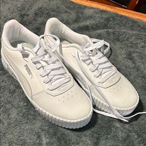 Puma Classic White Leather Sneakers